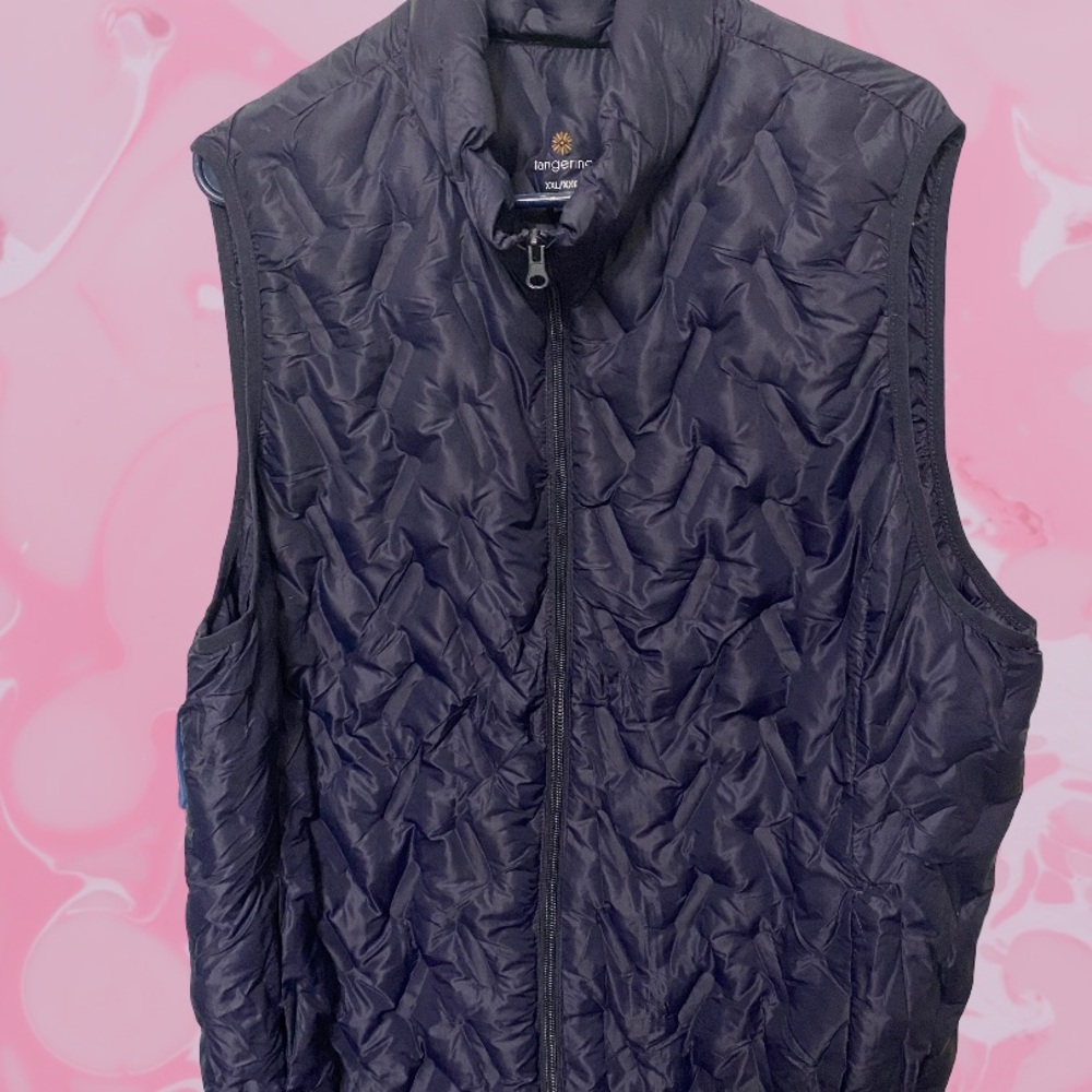 Women’s Navy Quilted Vest